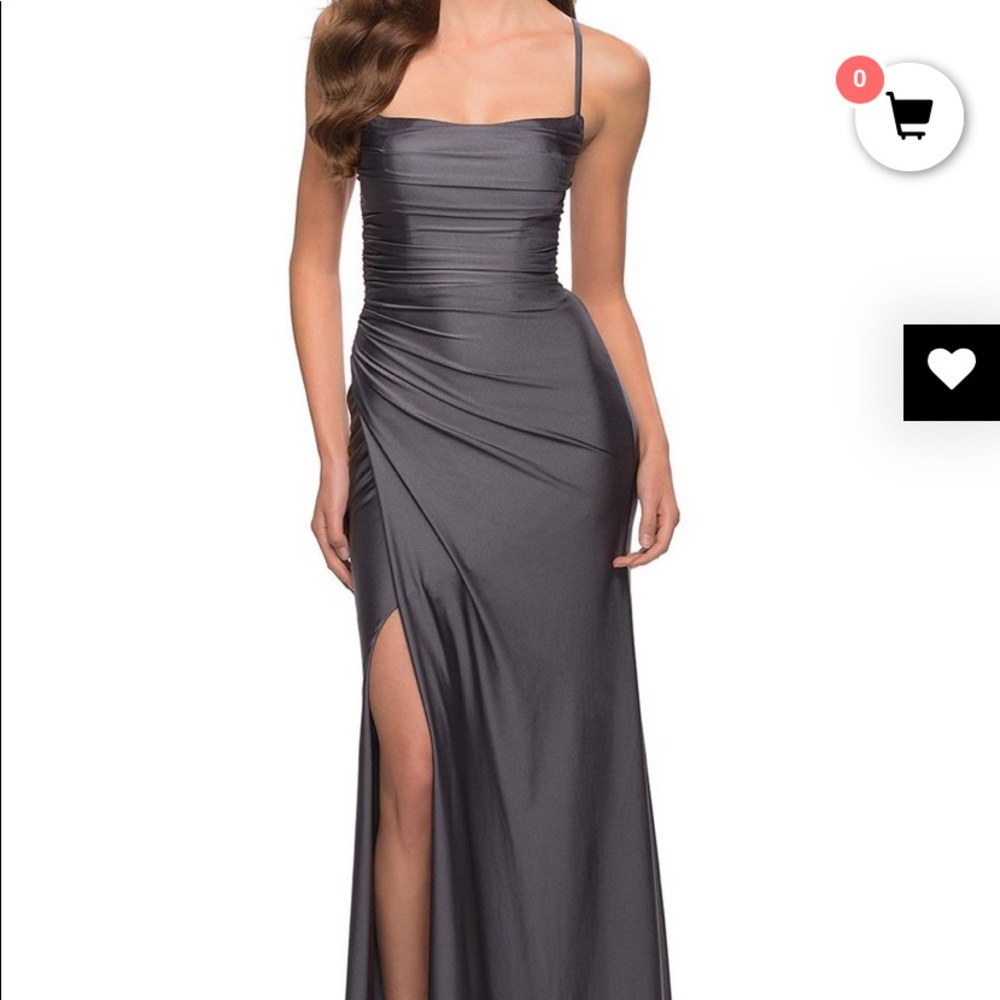 Grey Prom Dress